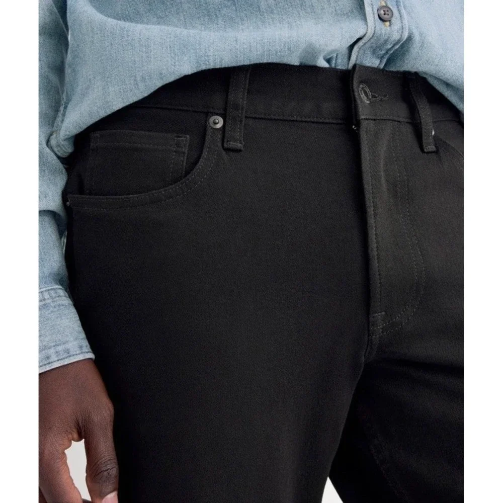 Everlane‎ NWT Men's The Athletic 4-way Stretch Organic Cotton Jean Black 31x28
